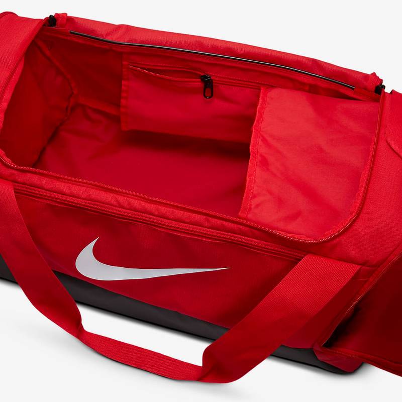 Сумка Nike NK BRSLA S DUFF - 9.5 41L чорний, червоний Уні 51x28х28 см DT-DM3976-657, рис. 4