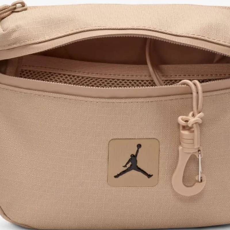 Сумка на пояс Nike Jordan JAM CORDURA FRANCHISE CROSS BODY 2L бежевий Чол 20 х 15 х 7 см DT-MA0901-XA3, рис. 4