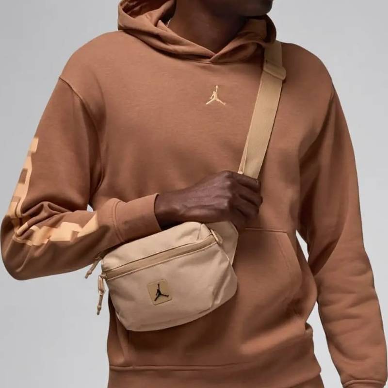 Сумка на пояс Nike Jordan JAM CORDURA FRANCHISE CROSS BODY 2L бежевий Чол 20 х 15 х 7 см DT-MA0901-XA3, рис. 0