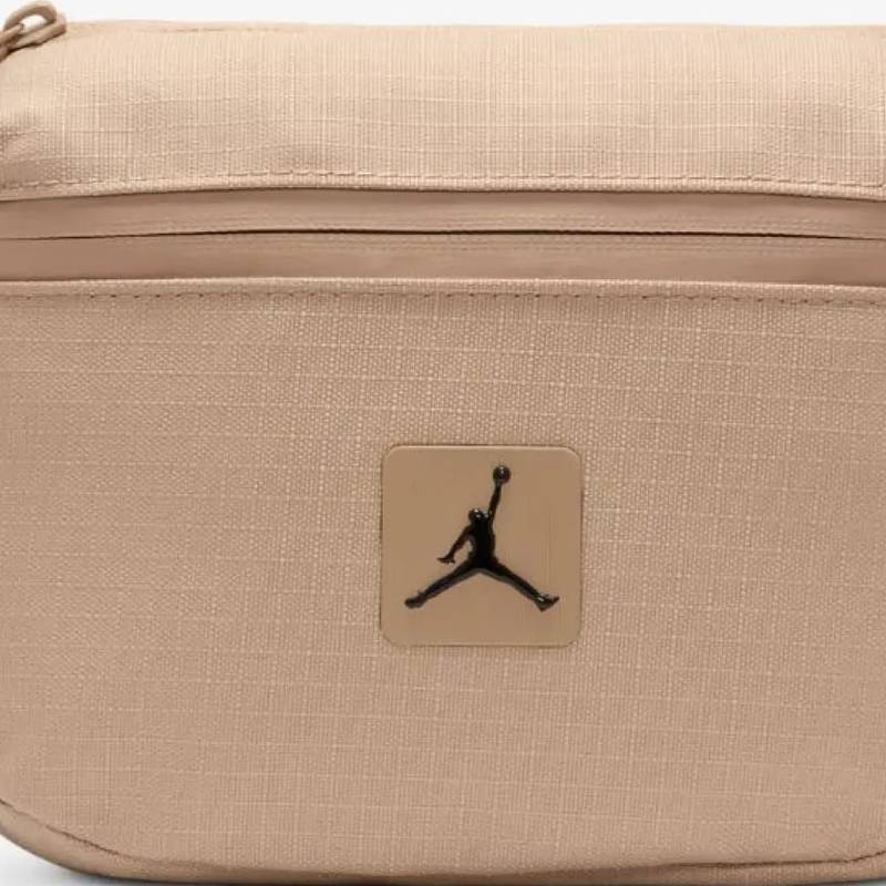 Сумка на пояс Nike Jordan JAM CORDURA FRANCHISE CROSS BODY 2L бежевий Чол 20 х 15 х 7 см DT-MA0901-XA3, рис. 1