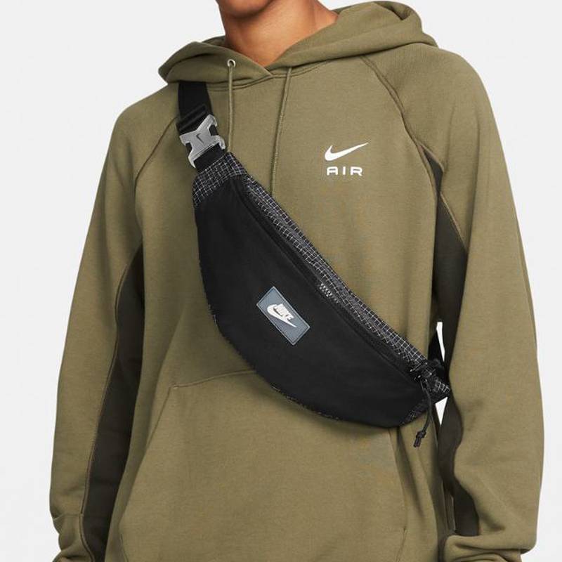 Сумка на пояс Nike NK HERITAGE HIP PACK - TRL 3L чорний, сірий Уні 35x15x5 см DT-DJ1620-011, рис. 0