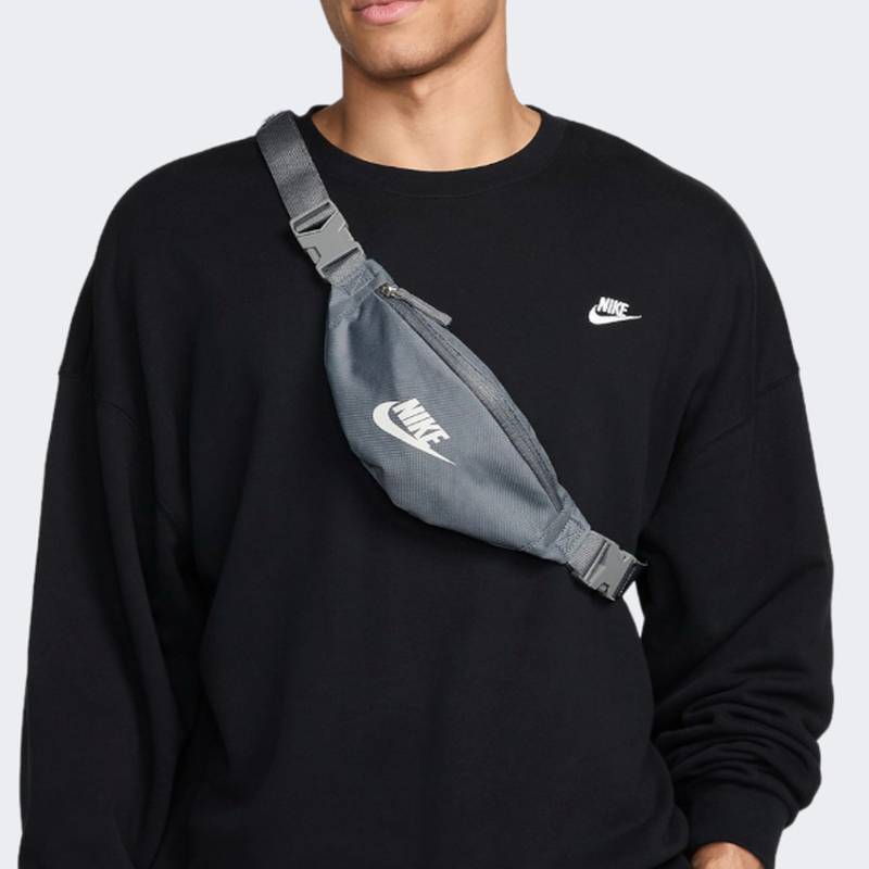 Сумка на пояс Nike NK HERITAGE S WAISTPACK 1L сірий Уні 28x8x13 см DT-DB0488-084, рис. 0
