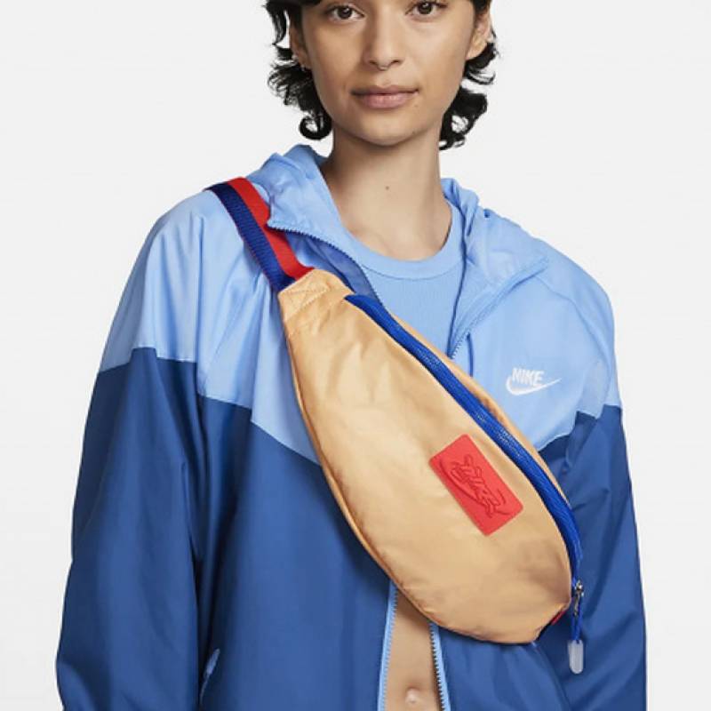 Сумка на пояс Nike NK HERITAGE WAISTPACK - FSTVL рожевий, синій Уні 10 x 41 x 15 см DT-DZ6293-266, рис. 0