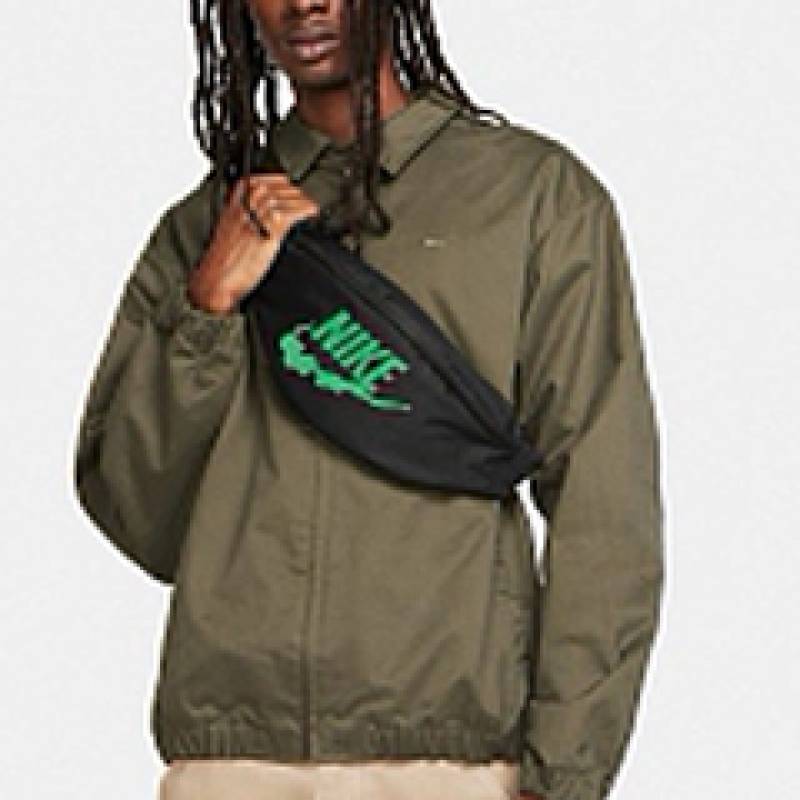 Сумка на пояс Nike NK HRITGE WSTPCK-HMN CRFT GRX 3L чорний, зелений Уні 41х10х15 см DT-FN0892-010, рис. 6