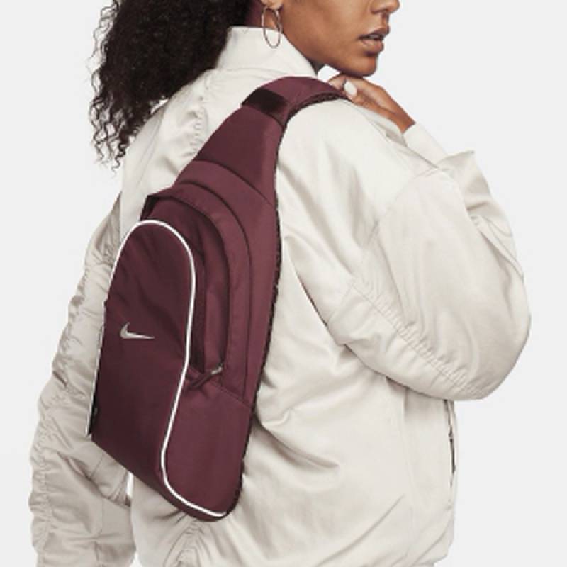 Сумка через плече Nike NK NSW ESSNTL SLING BG-MTL PLL 8L бордовий Уні 44,5x22x10 см DT-FB2851-681, рис. 0