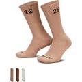 Шкарпетки Nike Nike U J ESSENTIAL CREW 3PR -  144 білий, коричневий, бежевий Уні 46-50 DT-DA5718-901, прев. 0