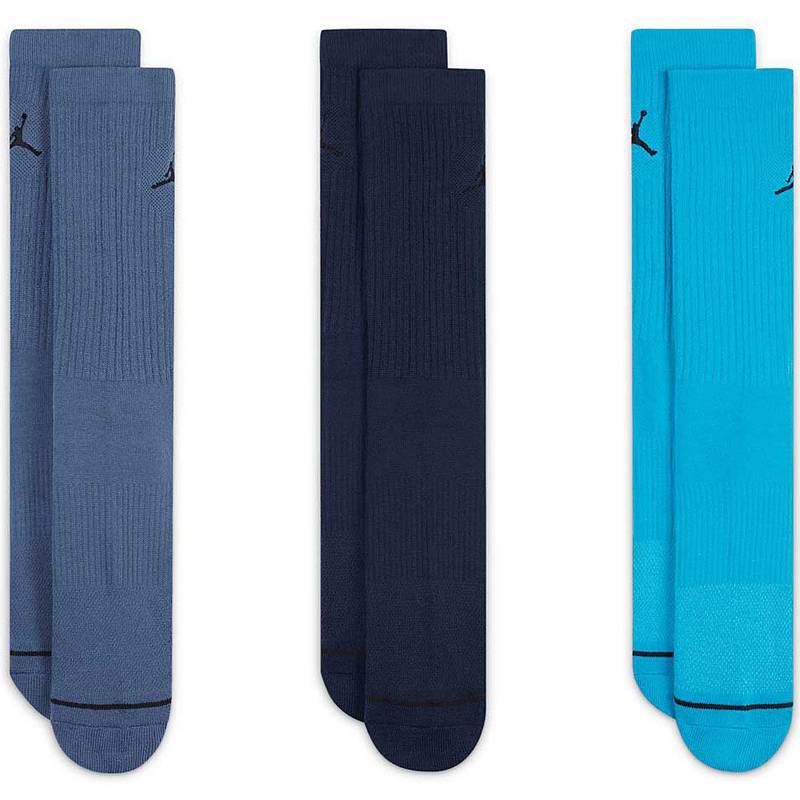 Шкарпетки Nike U J ED CUSH POLY CREW 3PR 144 синій, темно-синій, блакитний Уні 38-42 DT-DX9632-907, рис. 1