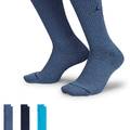 Шкарпетки Nike U J ED CUSH POLY CREW 3PR 144 синій, темно-синій, блакитний Уні 38-42 DT-DX9632-907, прев. 0