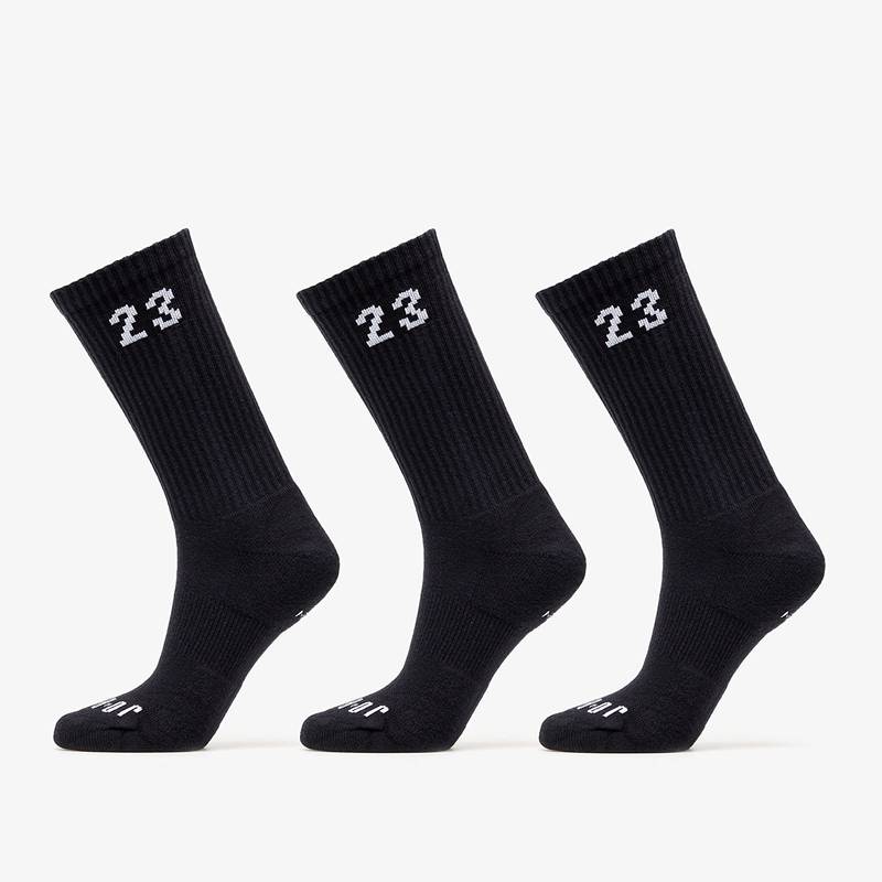 Шкарпетки Nike U JORDAN ESSENTIAL CREW 3PR чорний, білий Уні 38-42 DT-DA5718-010, рис. 0