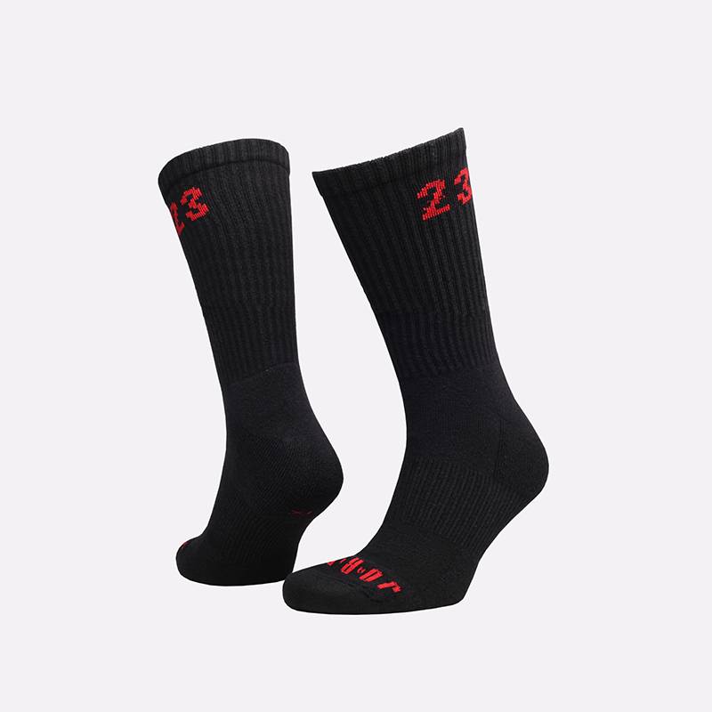 Шкарпетки Nike U JORDAN ESSENTIAL CREW 3PR чорний, червоний Уні 38-42 DT-DA5718-011, рис. 0