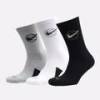 Шкарпетки Nike U NK CREW EVERYDAY BBALL 3PR чорний, білий, сірий Уні 38-42 DT-DA2123-902, прев. 0