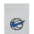 Шкарпетки Nike U NK ED CREW BBALL 3PR 144 світло-блакитний, синій, бірюзовий Уні 42-46 DT-DA2123-900, прев. 3