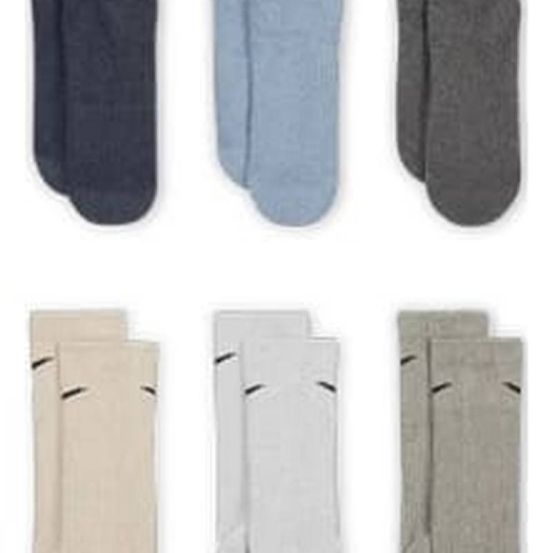 Шкарпетки Nike U NK ED PLS CSH CRW 6PR - 132 сірий, бежевий, блакитний Чол 38-42 DT-SX6897-901, рис. 2