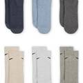 Шкарпетки Nike U NK ED PLS CSH CRW 6PR - 132 сірий, бежевий, блакитний Чол 38-42 DT-SX6897-901, прев. 2