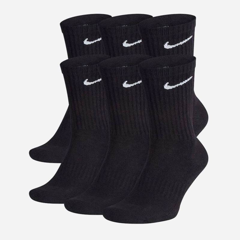 Шкарпетки Nike U NK ED PLS CSH CRW 6PR - 132 чорний Чол 34-38 DT-SX6897-010, рис. 0