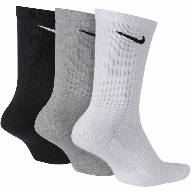 Шкарпетки Nike U NK EVERYDAY CSH CRW 3PR 132 чорний, білий, сірий Уні 38-42 DT-SX7664-964, рис. 1