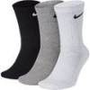 Шкарпетки Nike U NK EVERYDAY CSH CRW 3PR 132 чорний, білий, сірий Уні 38-42 DT-SX7664-964, прев. 0