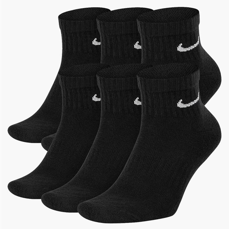 Шкарпетки Nike U NK EVERYDAY CUSH ANKL 6PR-BD чорний Уні 34-38 DT-SX7669-010, рис. 0