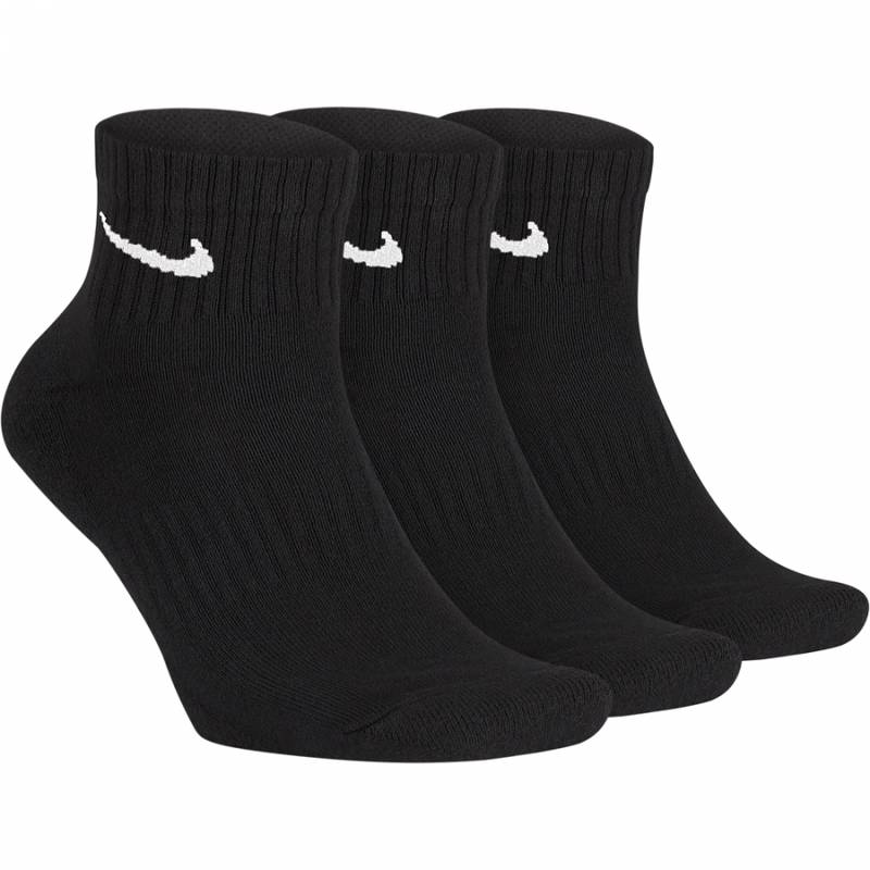 Шкарпетки Nike U NK EVERYDAY CUSH ANKLE 3PR чорний Уні 34-38 DT-SX7667-010, рис. 0