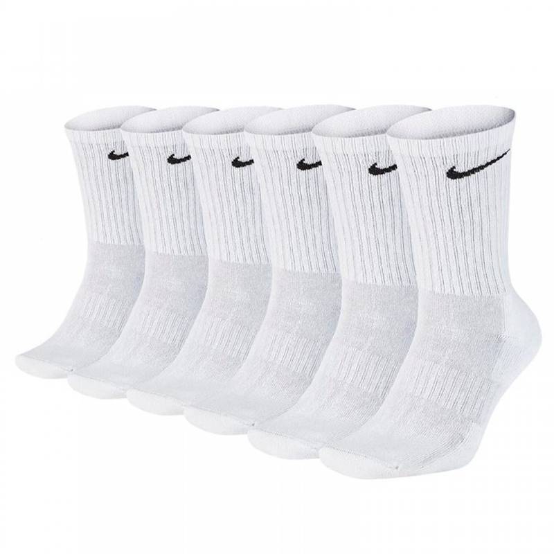 Шкарпетки Nike U NK EVERYDAY CUSH CREW 6PR-BD білий Уні 38-42 DT-SX7666-100, рис. 0