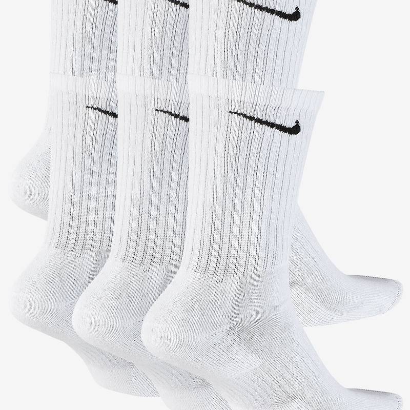 Шкарпетки Nike U NK EVERYDAY CUSH CREW 6PR-BD білий Уні 38-42 DT-SX7666-100, рис. 2