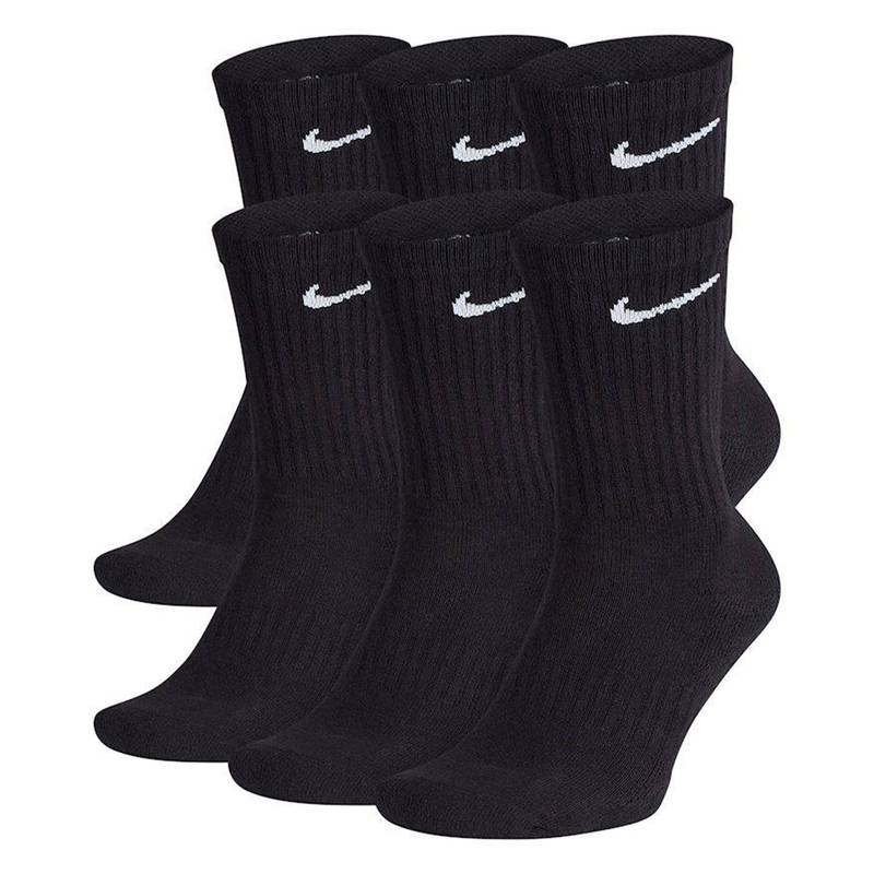 Шкарпетки Nike U NK EVERYDAY CUSH CREW 6PR-BD чорний Уні 38-42 DT-SX7666-010, рис. 0