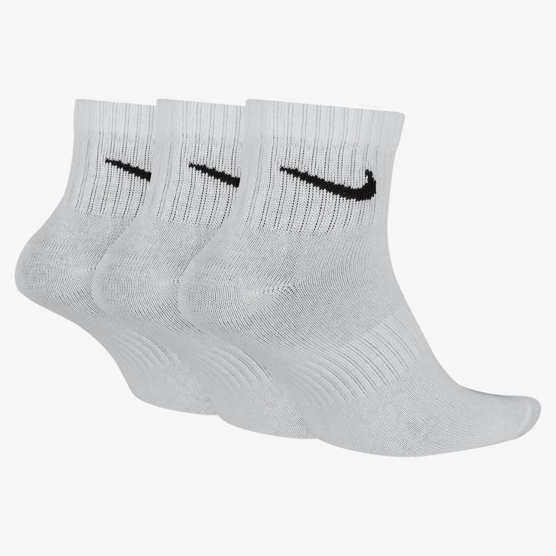 Шкарпетки Nike U NK EVERYDAY LTWT ANKLE 3PR білий Уні 34-38 DT-SX7677-100, рис. 1