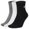 Шкарпетки Nike U NK EVERYDAY LTWT ANKLE 3PR чорний, білий, сірий Уні 34-38 DT-SX7677-964, прев. 0