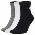 Шкарпетки Nike U NK EVERYDAY LTWT ANKLE 3PR чорний, білий, сірий Уні 34-38 DT-SX7677-964, прев. 0