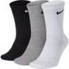 Шкарпетки Nike U NK EVERYDAY LTWT CREW 3PR білий, сірий, чорний Чол 34-38 DT-SX7676-964, прев. 0