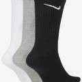 Шкарпетки Nike U NK EVERYDAY LTWT CREW 3PR чорний, білий, сірий Уні 46-50 DT-SX7676-901, прев. 1