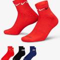 Шкарпетки Nike U NK EVERYDAY PLUS CUSH ANKLE чорний, синій, червоний Чол 34-38 DT-DH3827-905, прев. 0
