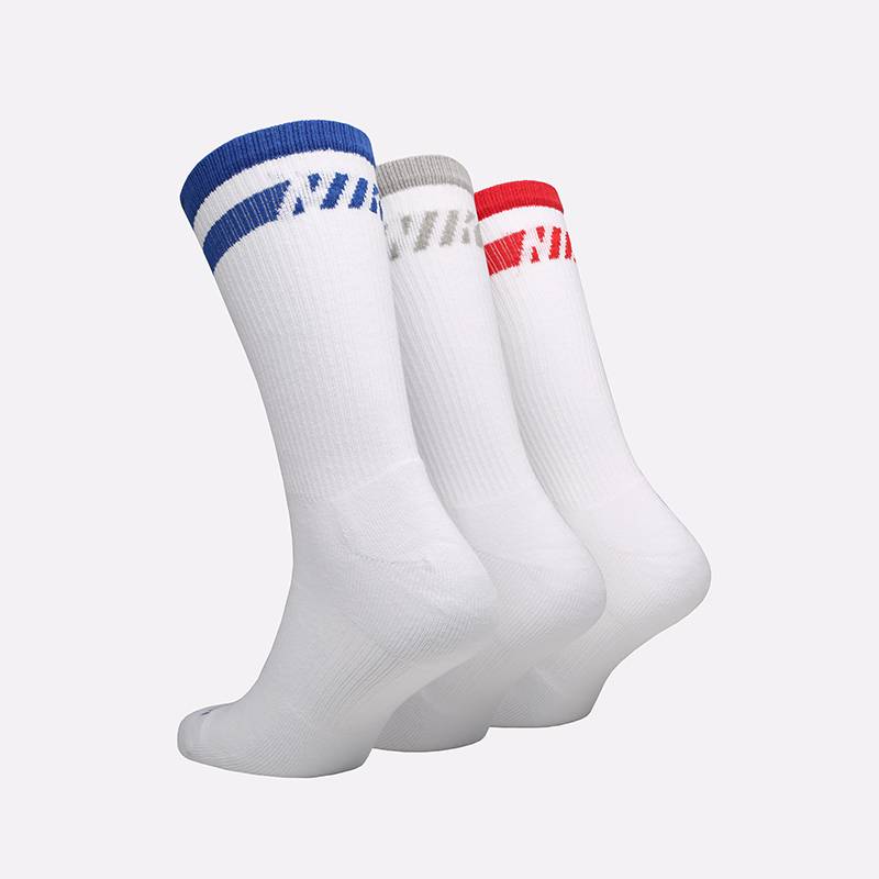 Шкарпетки Nike U NK EVERYDAY PLUS CUSH CREW 3PR білий, мультиколор Уні M (38-42) DT-CZ0502-903, рис. 0