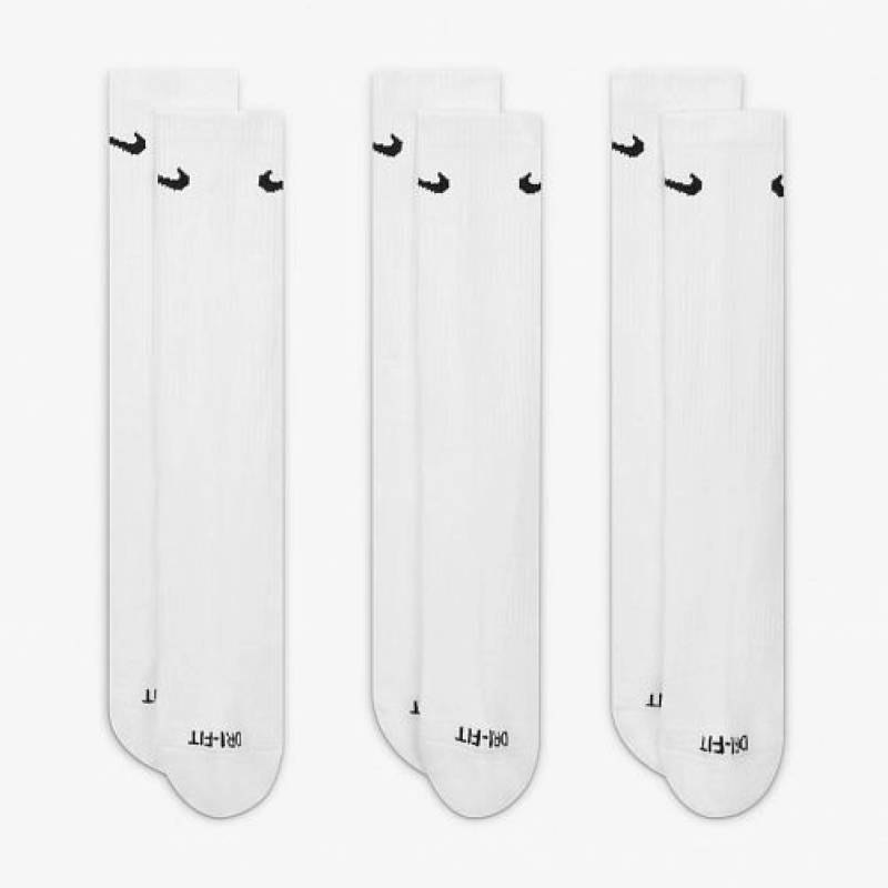 Шкарпетки Nike U NK EVERYDAY PLUS CUSH CREW білий Чол 38-42 DT-SX6888-100, рис. 1