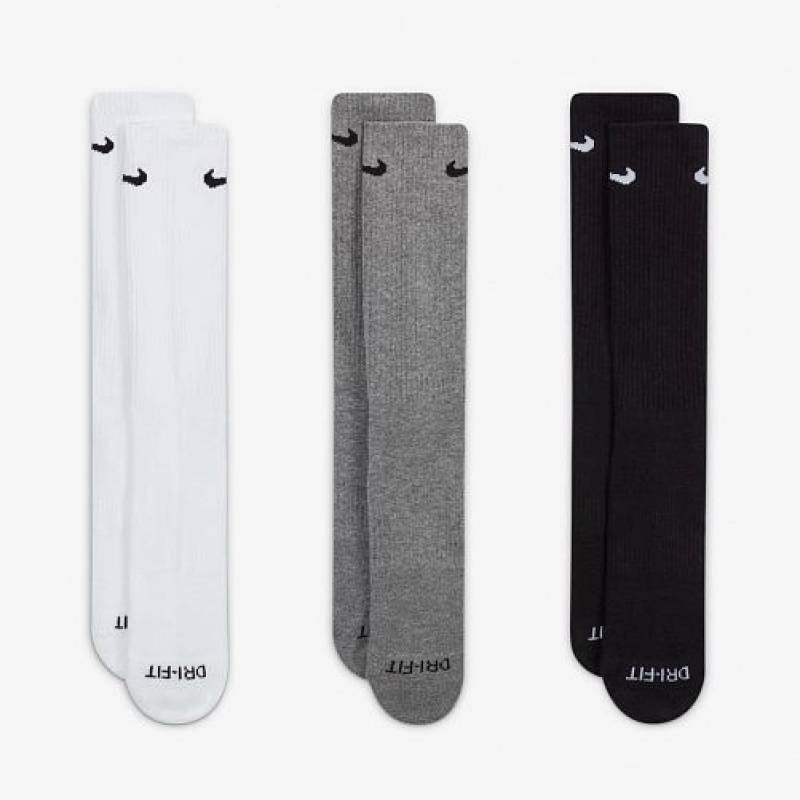 Шкарпетки Nike U NK EVERYDAY PLUS CUSH CREW білий, чорний, сірий Чол 38-42 DT-SX6888-964, рис. 0