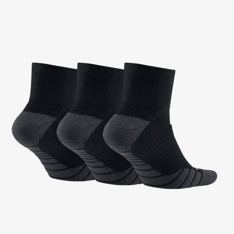 Шкарпетки Nike U NK EVRY MAX CUSH ANKLE 3PR чорний Уні 34-38 DT-SX5549-010, рис. 1