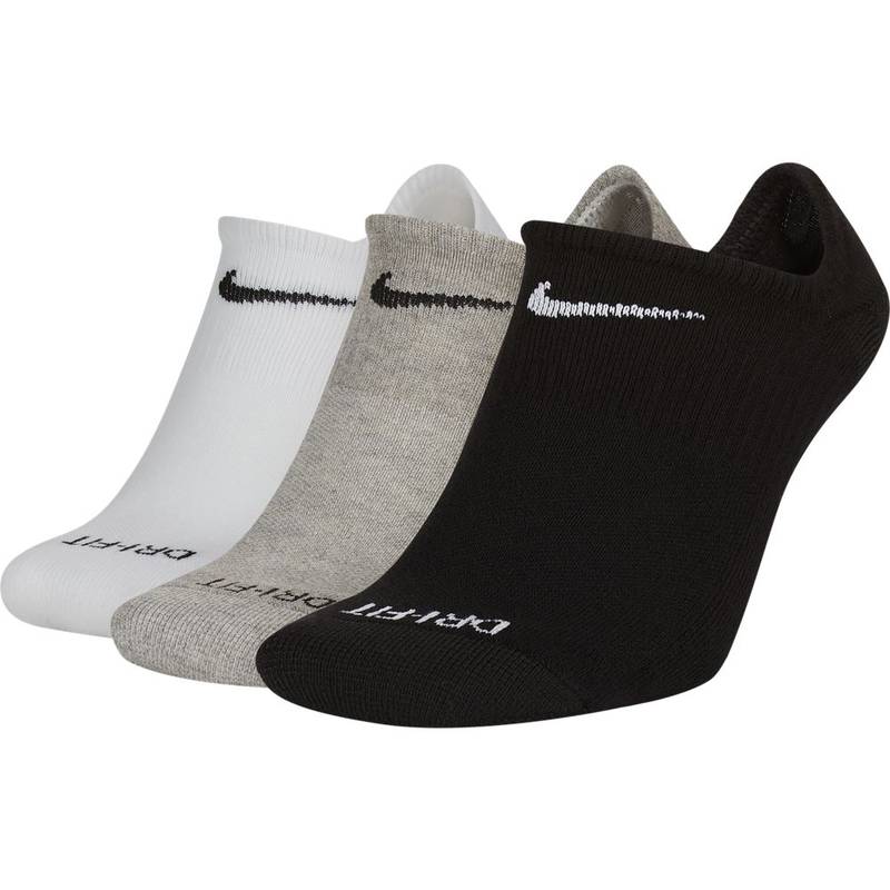 Шкарпетки Nike U NK EVRY PLUS CUSH NS FOOT 3P чорний, білий, сірий Уні 34-38 DT-SX7840-911, рис. 0