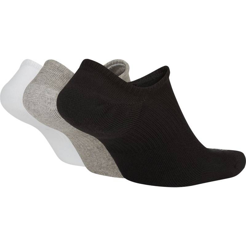 Шкарпетки Nike U NK EVRY PLUS CUSH NS FOOT 3P чорний, білий, сірий Уні 34-38 DT-SX7840-911, рис. 1