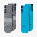 Шкарпетки Nike U NK MLTPLIER ANKLE 2PR сірий, блакитний Уні 34-38 DT-SX7556-923, прев. 1