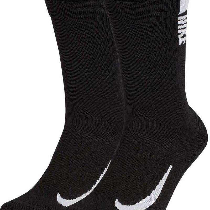 Шкарпетки Nike U NK MLTPLIER CRW 2PR - 144 чорний Уні 46-50 DT-SX7557-010, рис. 0