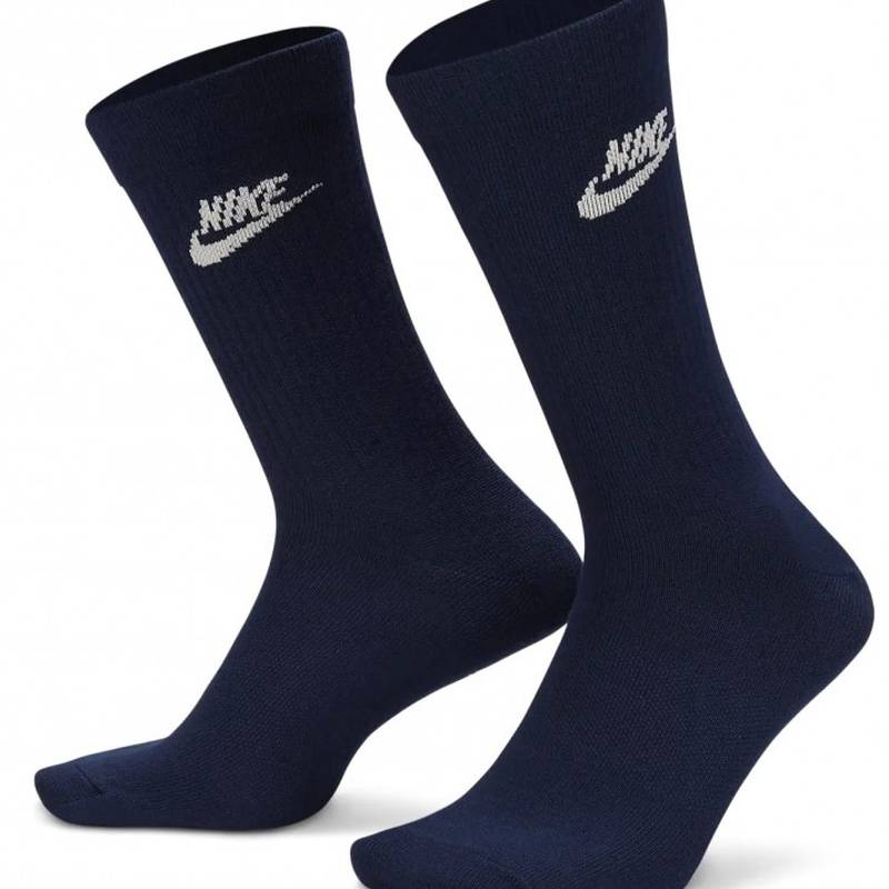 Шкарпетки Nike U NK NSW EVERYDAY ESSENTIAL CR синій, білий, сірий Уні 34-38 DT-DX5025-903, рис. 0