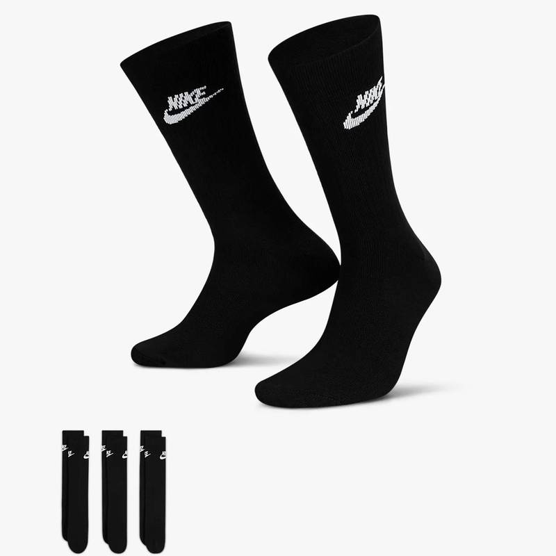 Шкарпетки Nike U NK NSW EVERYDAY ESSENTIAL CR чорний Уні 38-42 DT-DX5025-010, рис. 0