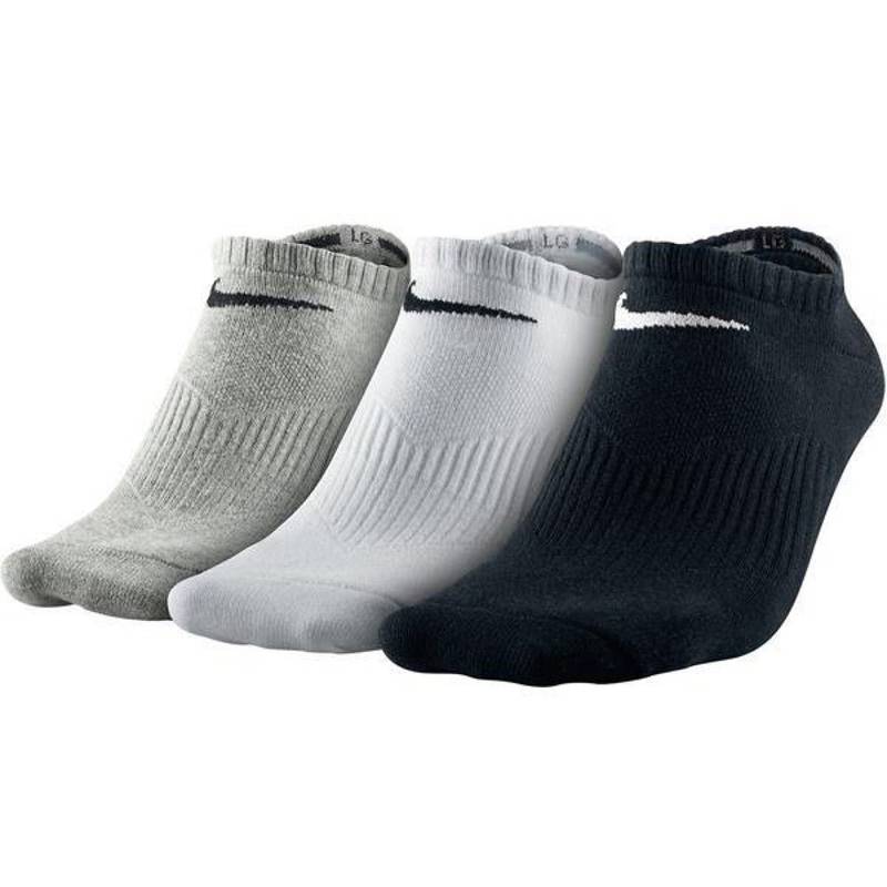 Шкарпетки Nike U NK PERF LTWT NS 3PR чорний, білий, сірий Жін 34-38 DT-SX4705-901, рис. 0