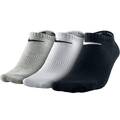 Шкарпетки Nike U NK PERF LTWT NS 3PR чорний, білий, сірий Жін 34-38 DT-SX4705-901, прев. 0