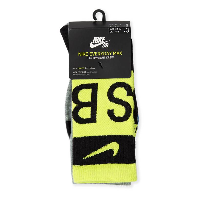 Шкарпетки Nike U NK SB EVERYDAY MAX LTWT CREW мультиколор Уні 34-38 DT-CU6478-902, рис. 2