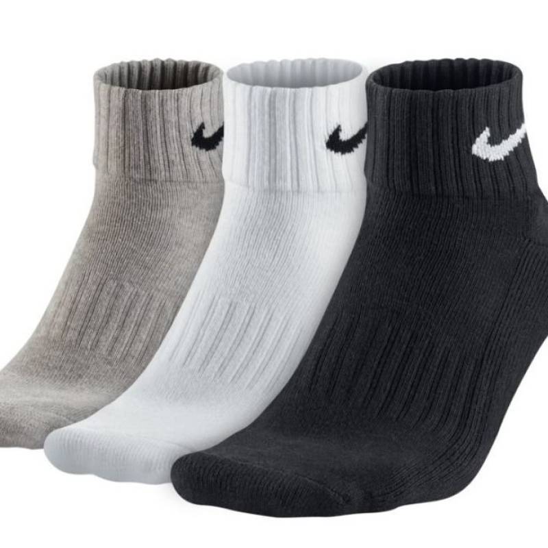 Шкарпетки Nike U NK V CUSH ANKLE- 3P VALUE чорний, білий, сірий Уні 34-38 DT-SX4926-901, рис. 0