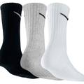 Шкарпетки Nike U NK V CUSH CREW - 3P VALUE чорний, білий, сірий Уні 38-42 DT-SX4508-965, прев. 1