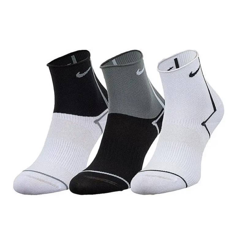 Шкарпетки Nike W NK EVERYDAY PLUS LTWT ANKLE чорний, білий, сірий Жін 34-38 DT-CK6021-904, рис. 0