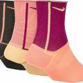 Шкарпетки Nike W NK EVRY PLUS LTWT ANKLE -3PR чорний, рожевий, жовтий Жін 34-38 DT-CK6021-903 (3пари), прев. 1