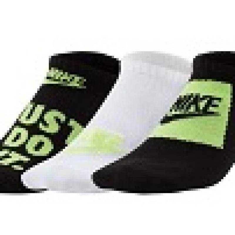 Шкарпетки Nike Y NK EVERYDAY LTWT NS 3PR - HB чорний, білий, зелений Діт 38-42 DT-SK0054-901, рис. 2